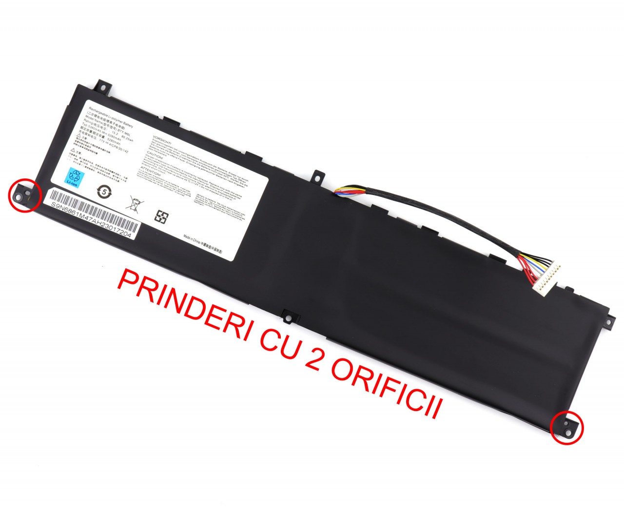 Baterie MSI GS65 8RE-020 Oem 80.25Wh Varianta cu Prinderi Duble