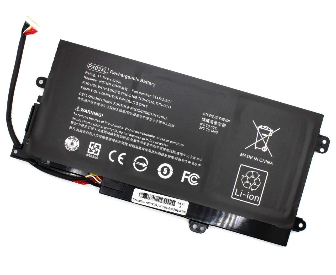 Baterie HP TPN-C110 52Wh