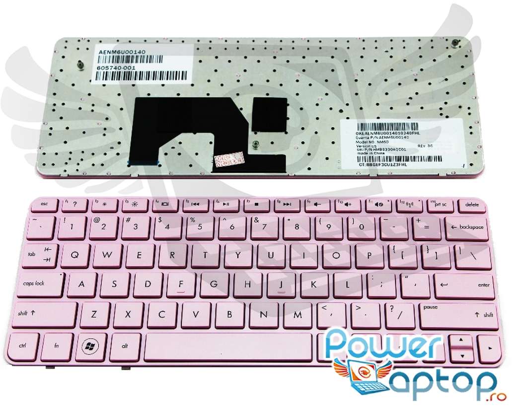 Tastatura HP Mini 210 1000 roz