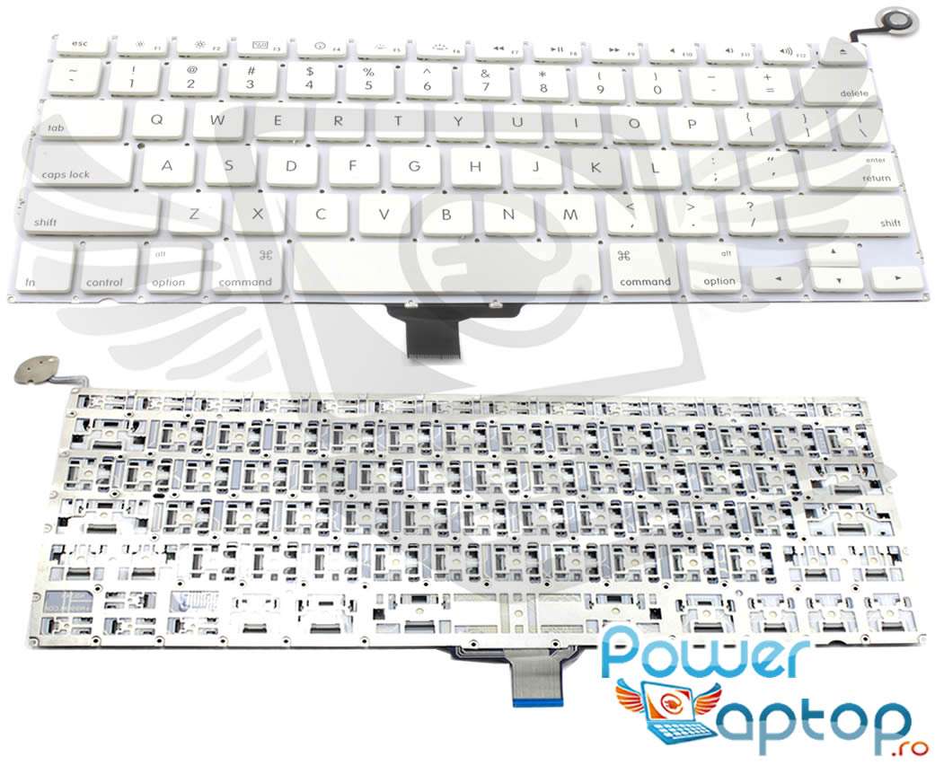 Tastatura Alba Apple MacBook A1342 2009 layout US fara rama enter mic