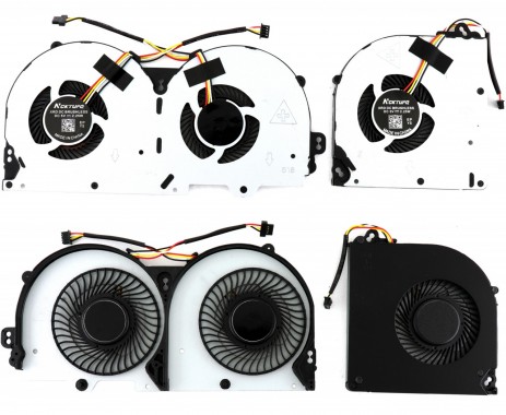 Sistem coolere laptop Clevo P950HP. Ventilatoare procesor Clevo P950HP. Sistem racire laptop Clevo P950HP