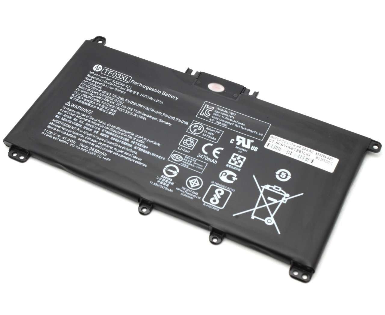 Baterie HP TPN-Q188 Originala 41.9Wh
