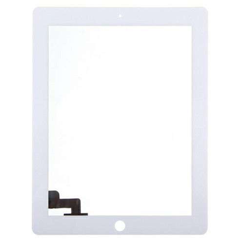 Touchscreen Digitizer Apple iPad 2 A1395 A1396 cu adeziv Alb Geam Sticla Tableta