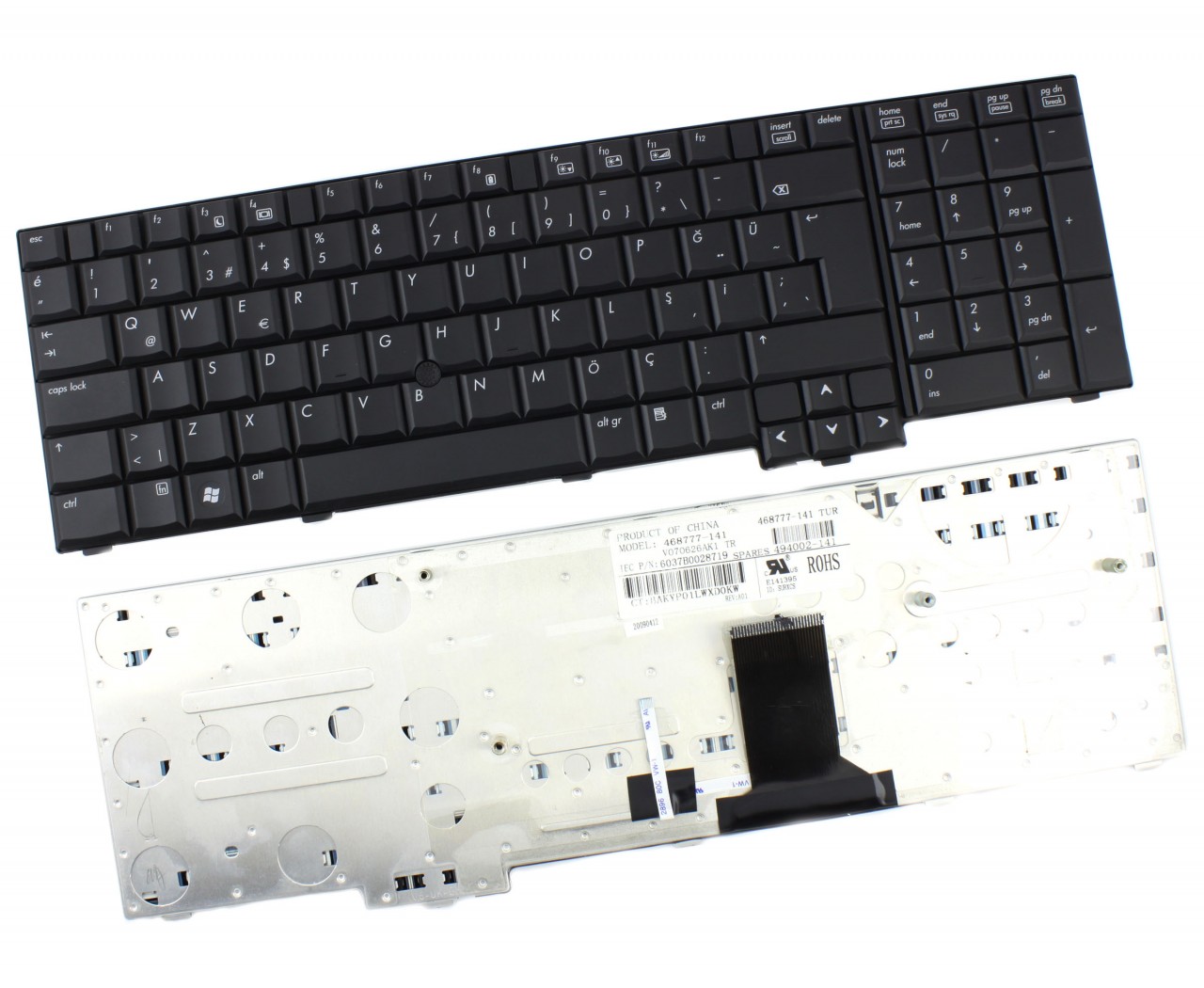 Tastatura HP v070626ak1 Neagra cu TrackPoint