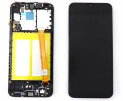 Display Samsung Galaxy A20E A202 OEM Display Cu Rama Black Negru