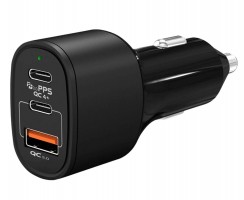 Incarcator Auto iPhone 14 USB-C/A PD 60W Fast Charge