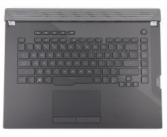 Tastatura Asus 90NR01LA-R31US0 Neagra cu Palmrest Negru si TouchPad iluminata RGB cu modul backlit