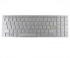 Tastatura Argintie Asus VivoBook S533UA iluminata layout US fara rama enter mic