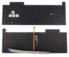 Tastatura Asus TUF Dash F15 FX517 iluminata layout US fara rama enter mic