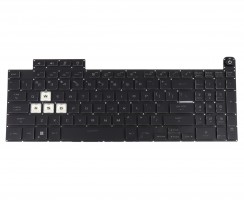 Tastatura Asus TUF Dash F15 FX517 iluminata layout US fara rama enter mic