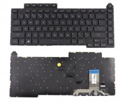 Tastatura Neagra Asus ROG Strix Scar 15 G533QM iluminata RGB cu modul layout US fara rama enter mic