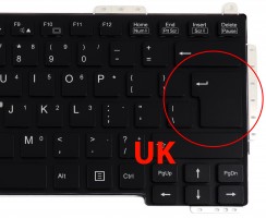 Tastatura Fujitsu Siemens LifeBook S935 iluminata layout UK fara rama enter mare