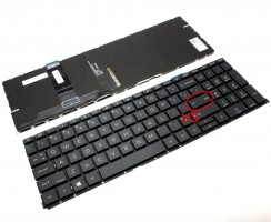 Tastatura HP ProBook 450 G8 iluminata layout US fara rama enter mic