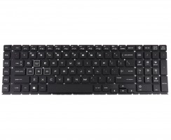 Tastatura HP PK132K02B10 iluminata RGB layout US fara rama enter mic