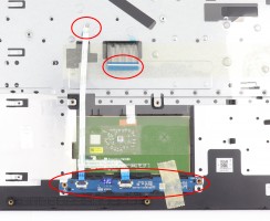 Tastatura Lenovo IdeaPad 310-15ISK Neagra cu Palmrest Argintiu cu TouchPad