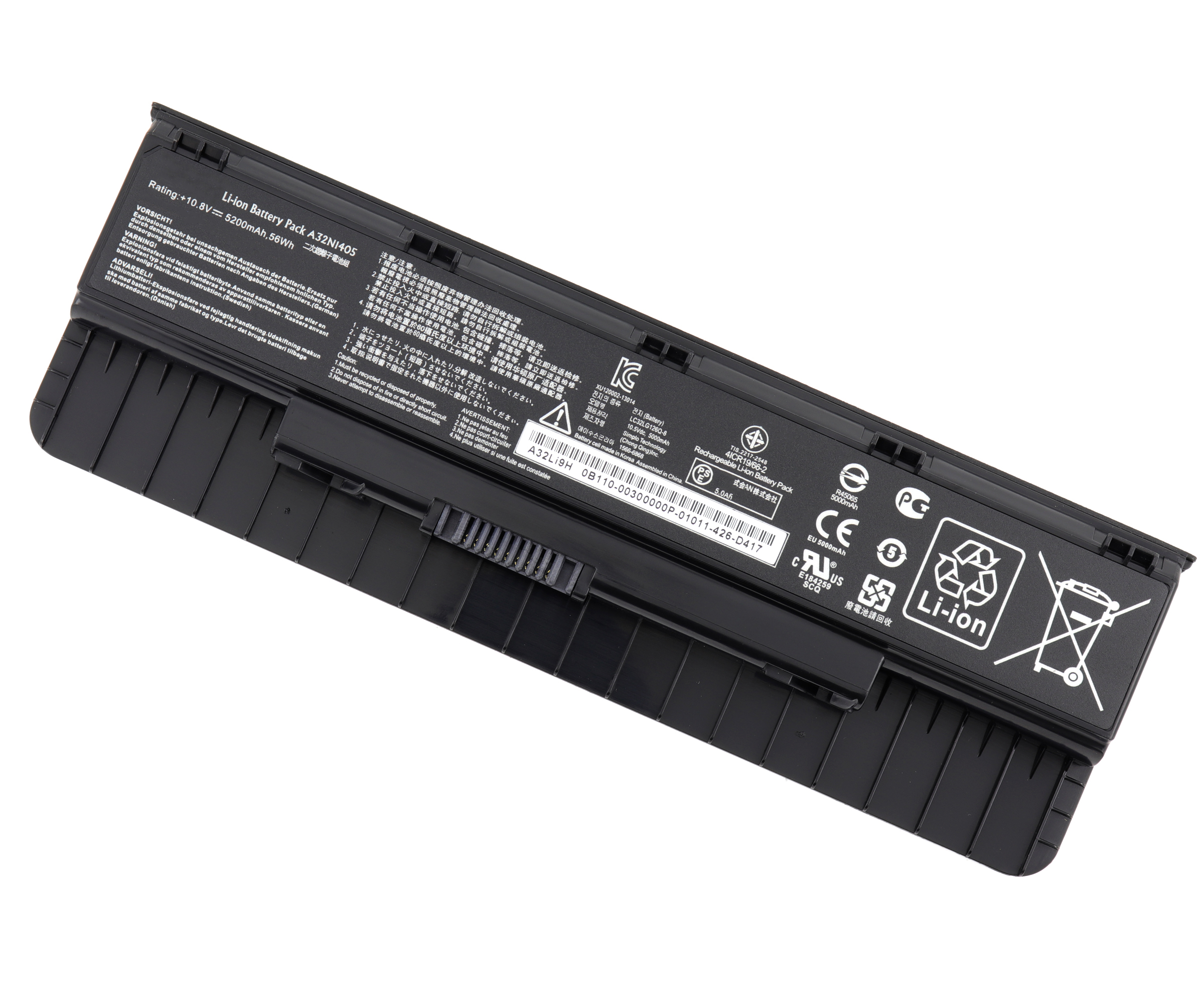 Baterie Asus N56VZ-S4016V Oem 56Wh / 5200mAh