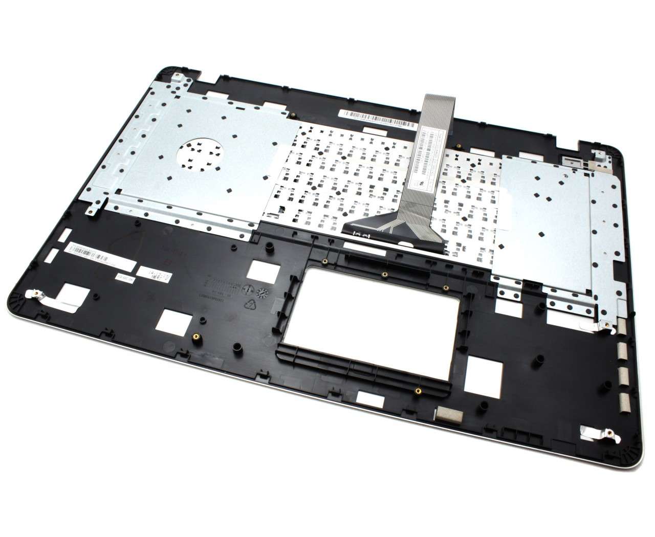 Tastatura Asus X751MA neagra cu Palmrest Argintiu