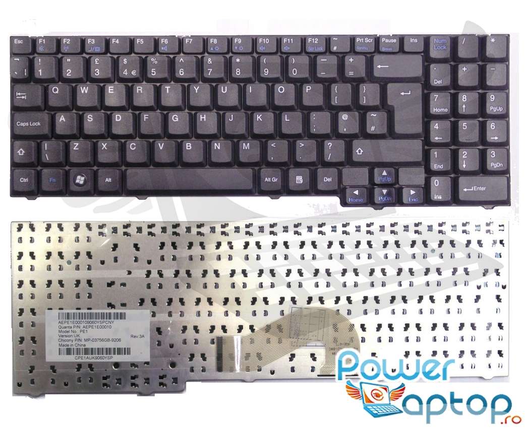 Tastatura Packard Bell EasyNote MH45