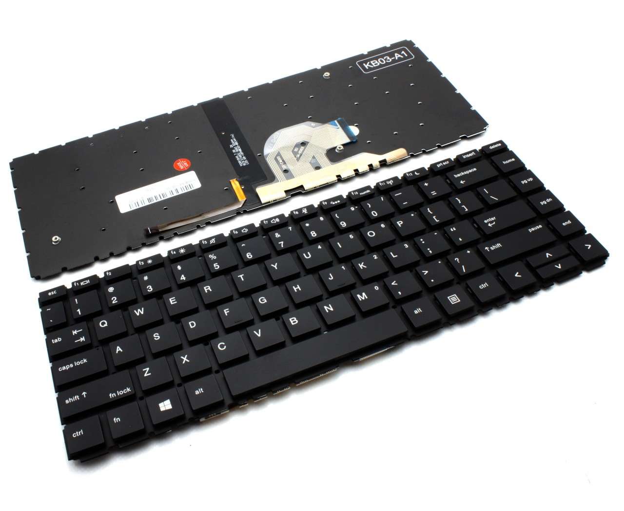 Tastatura HP KBHP440G6-B iluminata layout US fara rama enter mic