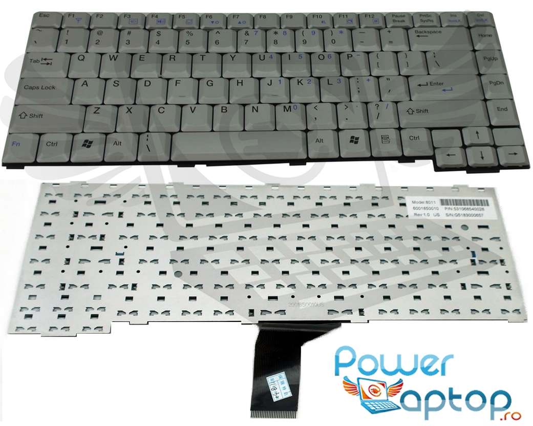 Tastatura Benq Joybook R22 argintie