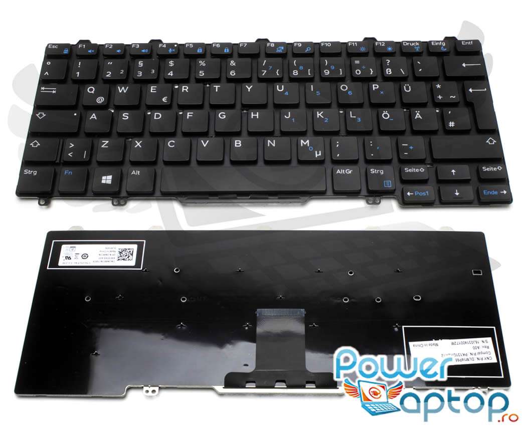 Tastatura Dell Latitude E5270 layout UK fara rama enter mare