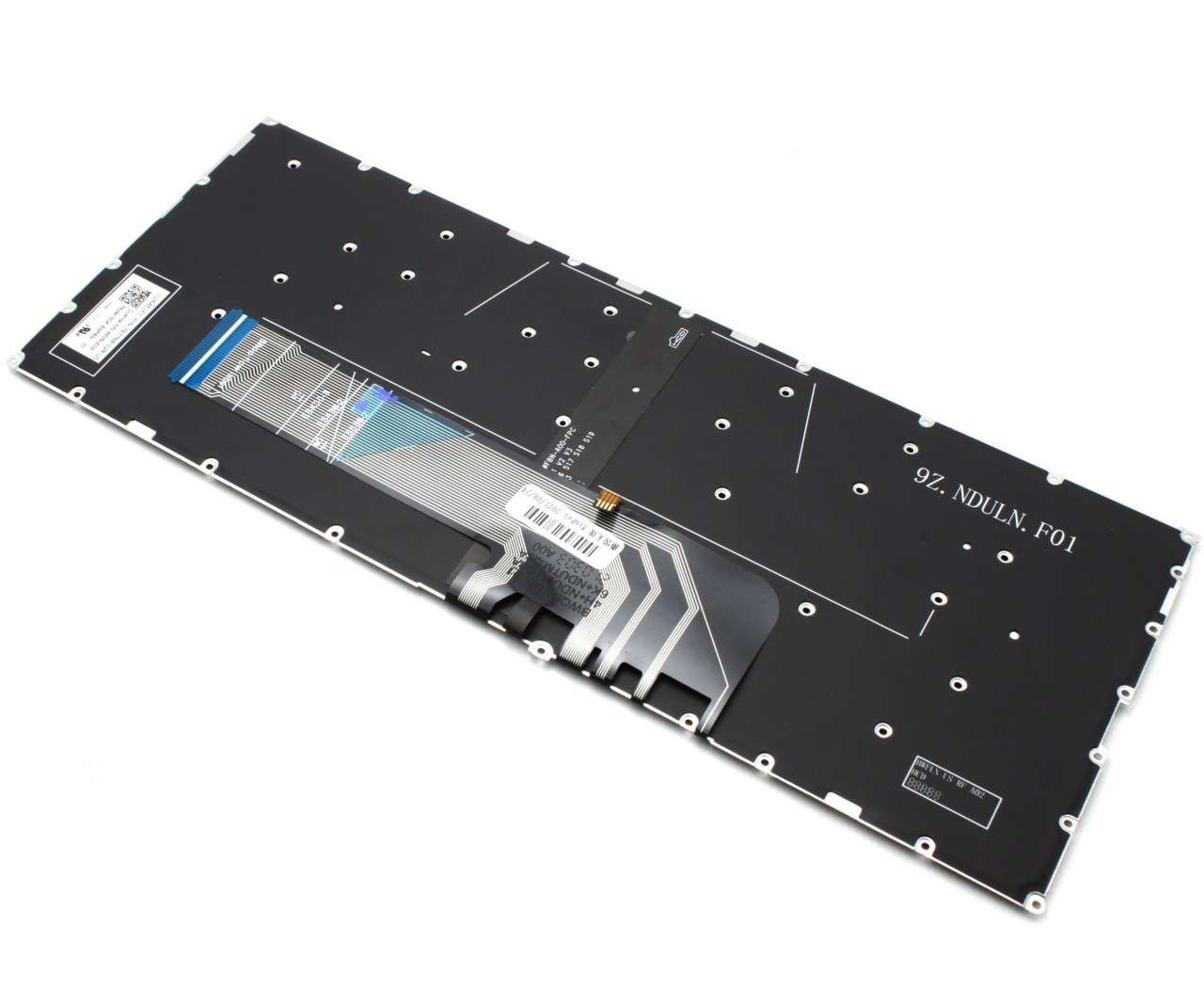 Tastatura Lenovo Yoga C740-14IML Argintie iluminata backlit