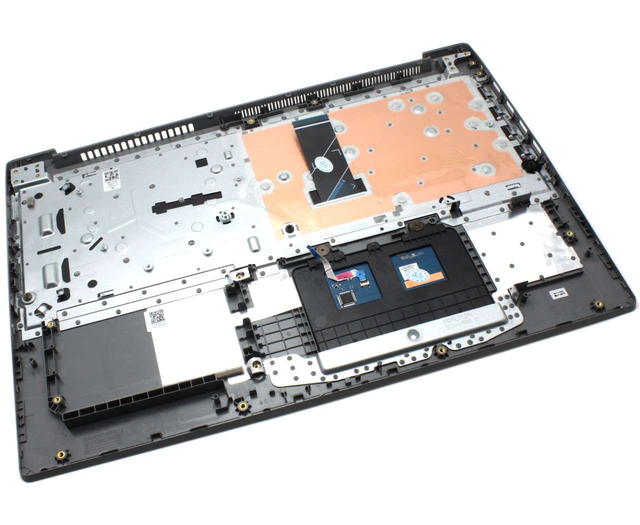 Tastatura Lenovo W125687982 Neagra cu Palmrest Argintiu si TouchPad