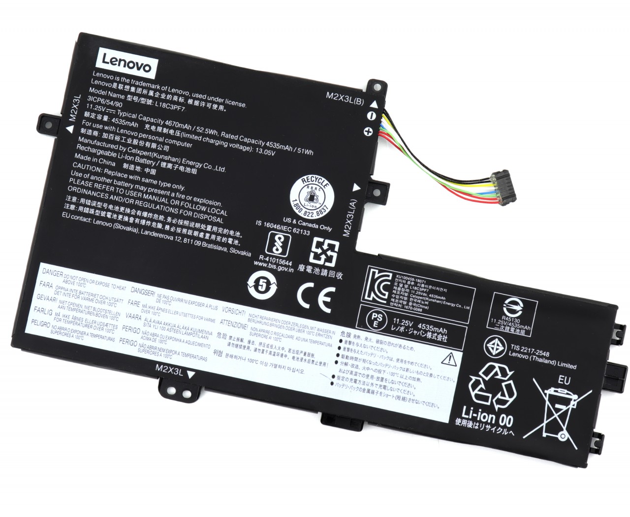 Baterie Lenovo IdeaPad C340-15IIL-81XJ002NGE Oem 52.5Wh