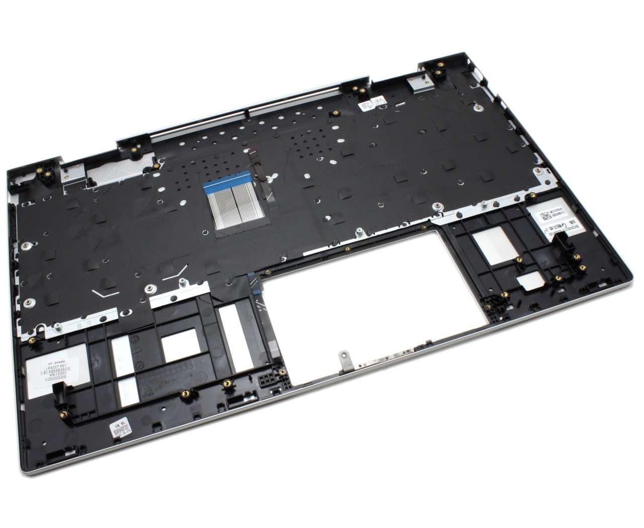 Tastatura HP PK132H81B00 neagra cu Palmrest negru si Touchpad iluminata backlit