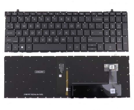 Tastatura HP HSN-Q34C-4 iluminata. Keyboard HP HSN-Q34C-4. Tastaturi laptop HP HSN-Q34C-4. Tastatura notebook HP HSN-Q34C-4