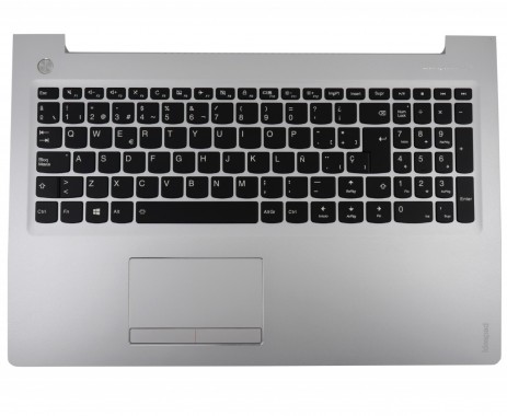 Tastatura Lenovo IdeaPad 510-15ISK Neagra cu Palmrest Argintiu cu TouchPad iluminata backlit. Keyboard Lenovo IdeaPad 510-15ISK Neagra cu Palmrest Argintiu cu TouchPad. Tastaturi laptop Lenovo IdeaPad 510-15ISK Neagra cu Palmrest Argintiu cu TouchPad. Tastatura notebook Lenovo IdeaPad 510-15ISK Neagra cu Palmrest Argintiu cu TouchPad