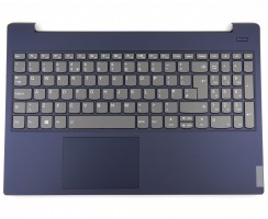 Tastatura Lenovo IdeaPad S340-15AP Gri cu Palmrest Albastru si TouchPad iluminata backlit. Keyboard Lenovo IdeaPad S340-15AP Gri cu Palmrest Albastru si TouchPad. Tastaturi laptop Lenovo IdeaPad S340-15AP Gri cu Palmrest Albastru si TouchPad. Tastatura notebook Lenovo IdeaPad S340-15AP Gri cu Palmrest Albastru si TouchPad