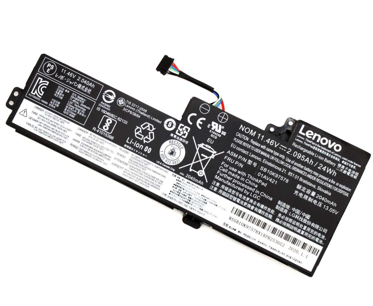 Baterie Secundara Lenovo 01AV419 Originala 24Wh