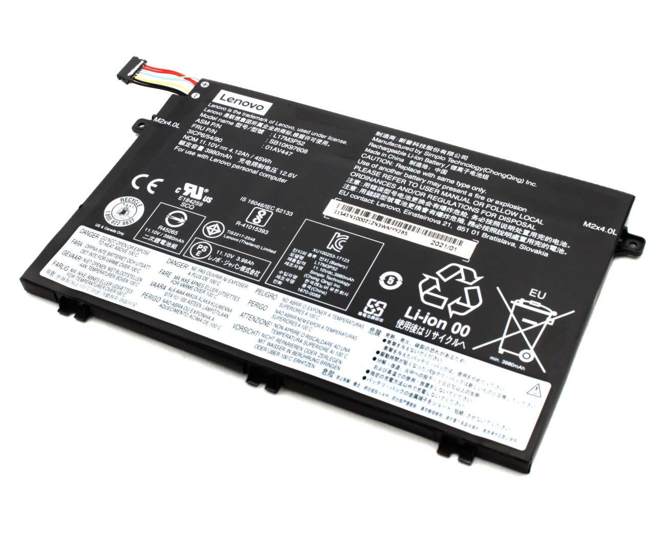 Baterie Lenovo ThinkPad E495 Originala 45Wh