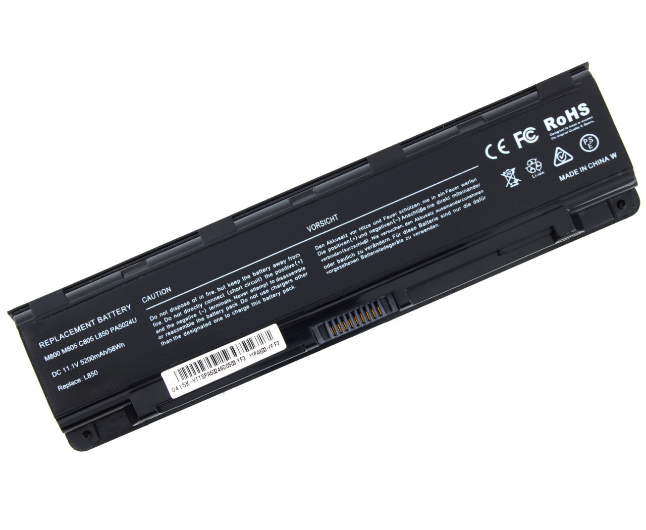 Baterie Toshiba Satellite C55DT A 58 Wh / 5200 mAh