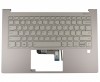 Tastatura Lenovo AM1KK000E00 Aurie cu Palmrest Auriu iluminata backlit. Keyboard Lenovo AM1KK000E00 Aurie cu Palmrest Auriu. Tastaturi laptop Lenovo AM1KK000E00 Aurie cu Palmrest Auriu. Tastatura notebook Lenovo AM1KK000E00 Aurie cu Palmrest Auriu