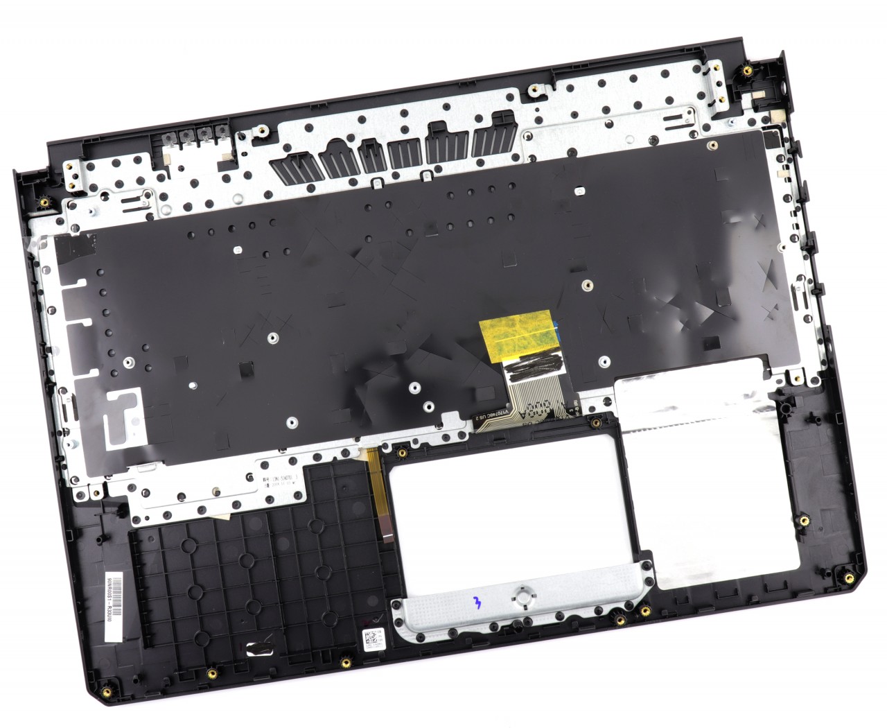 Tastatura Asus ROG TUF FX505D Neagra cu Palmrest Negru iluminata alb backlit