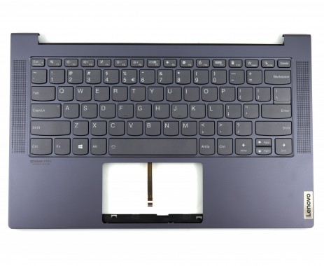 Tastatura Lenovo 5CB0X55899 Gri cu Palmrest Gri iluminata backlit. Keyboard Lenovo 5CB0X55899 Gri cu Palmrest Gri. Tastaturi laptop Lenovo 5CB0X55899 Gri cu Palmrest Gri. Tastatura notebook Lenovo 5CB0X55899 Gri cu Palmrest Gri