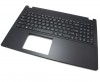 Tastatura Asus Pro P2520LA Neagra cu Palmrest Negru. Keyboard Asus Pro P2520LA Neagra cu Palmrest Negru. Tastaturi laptop Asus Pro P2520LA Neagra cu Palmrest Negru. Tastatura notebook Asus Pro P2520LA Neagra cu Palmrest Negru