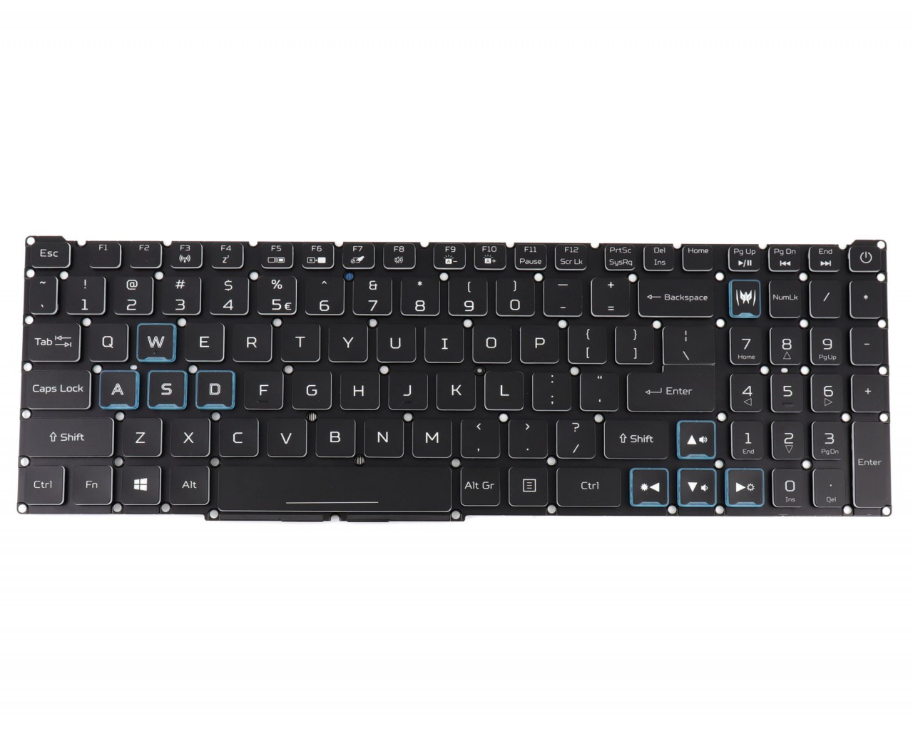 Tastatura Acer PK1333H1A00 iluminata alb backlit