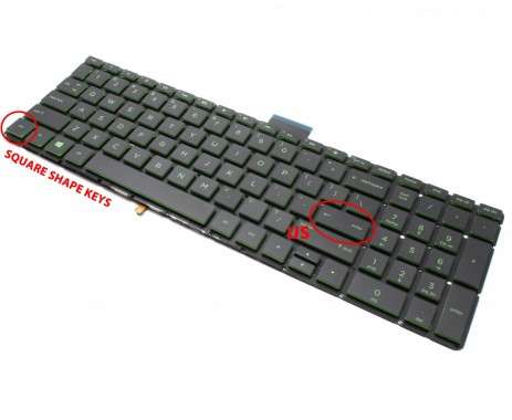 Tastatura HP  15-bw008AX Neagra iluminata. Keyboard HP  15-bw008AX. Tastaturi laptop HP  15-bw008AX. Tastatura notebook HP  15-bw008AX