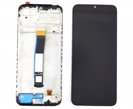 Display Xiaomi Redmi 10C cu Rama Black Negru. Ecran Xiaomi Redmi 10C cu Rama Black Negru