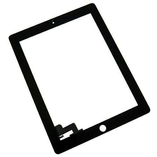 Touchscreen Digitizer Apple iPad 2 A1395 A1396 cu adeziv Negru Geam Sticla Tableta