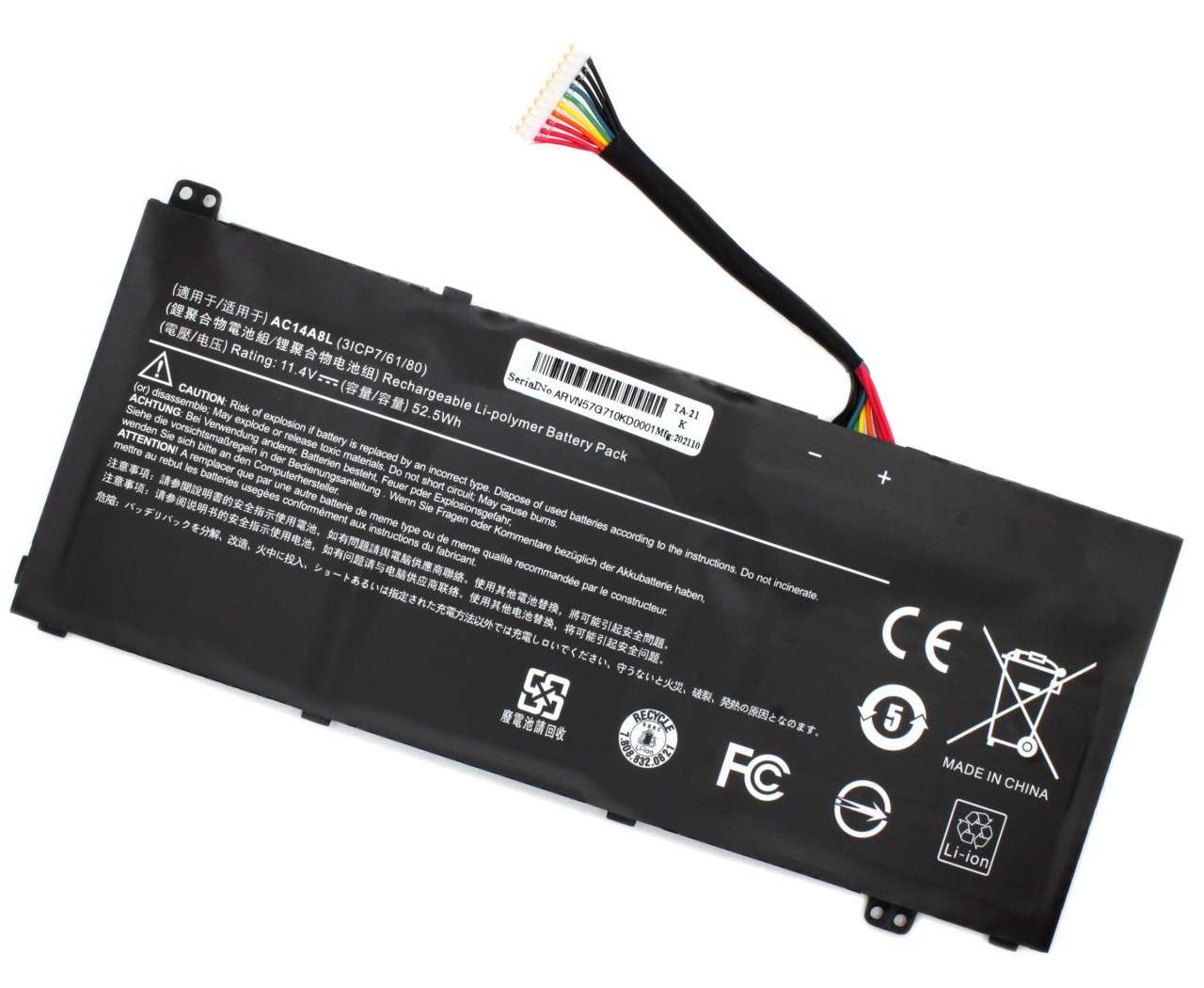 Baterie Acer Aspire VN7-571 52.5Wh