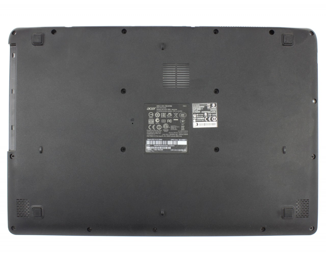 Bottom Case Acer ES1-512 Carcasa Inferioara Neagra