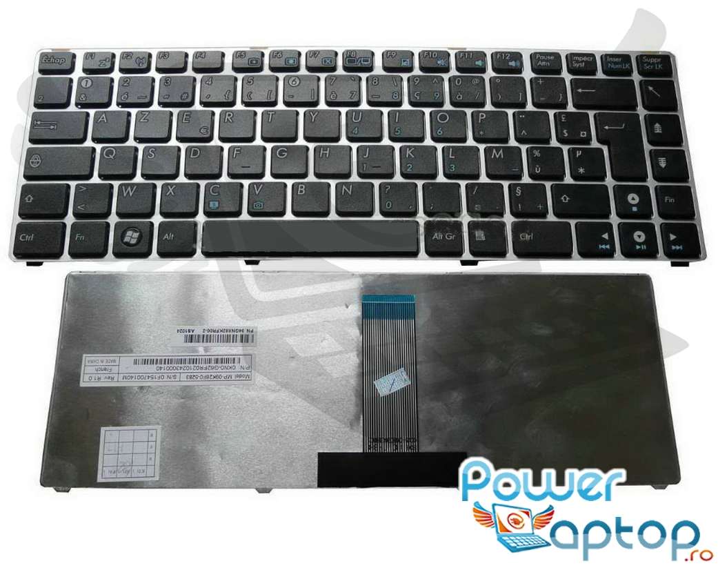 Tastatura Asus Eee PC 1201NL rama gri