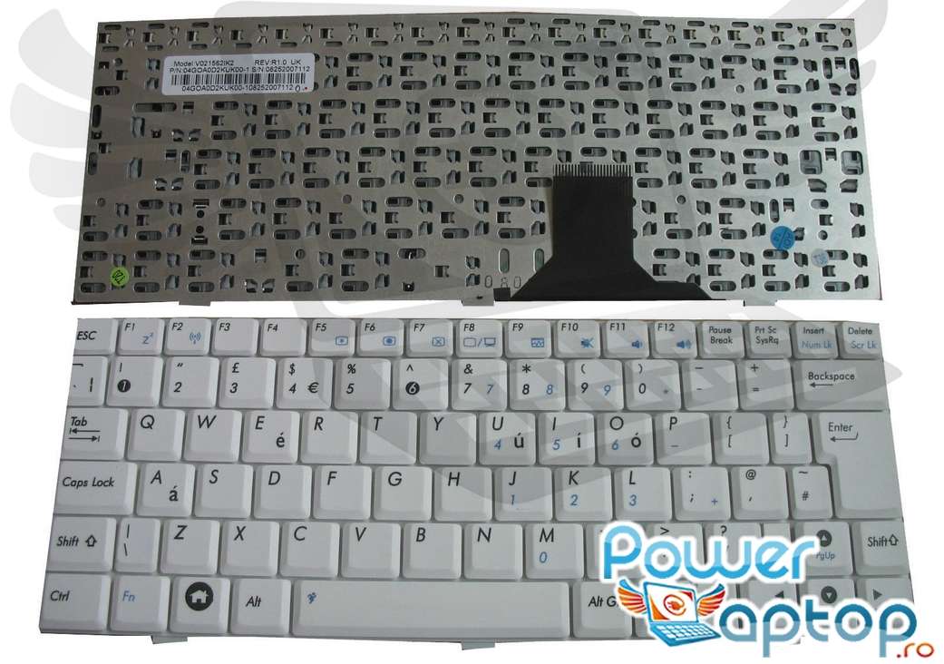 Tastatura Asus Eee PC 1000HE alba