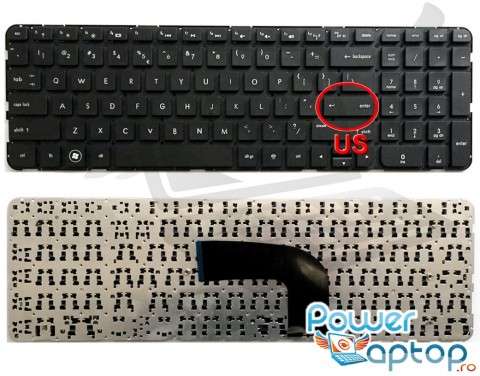 Tastatura HP Pavilion dv6-7050. Keyboard HP Pavilion dv6-7050. Tastaturi laptop HP Pavilion dv6-7050. Tastatura notebook HP Pavilion dv6-7050