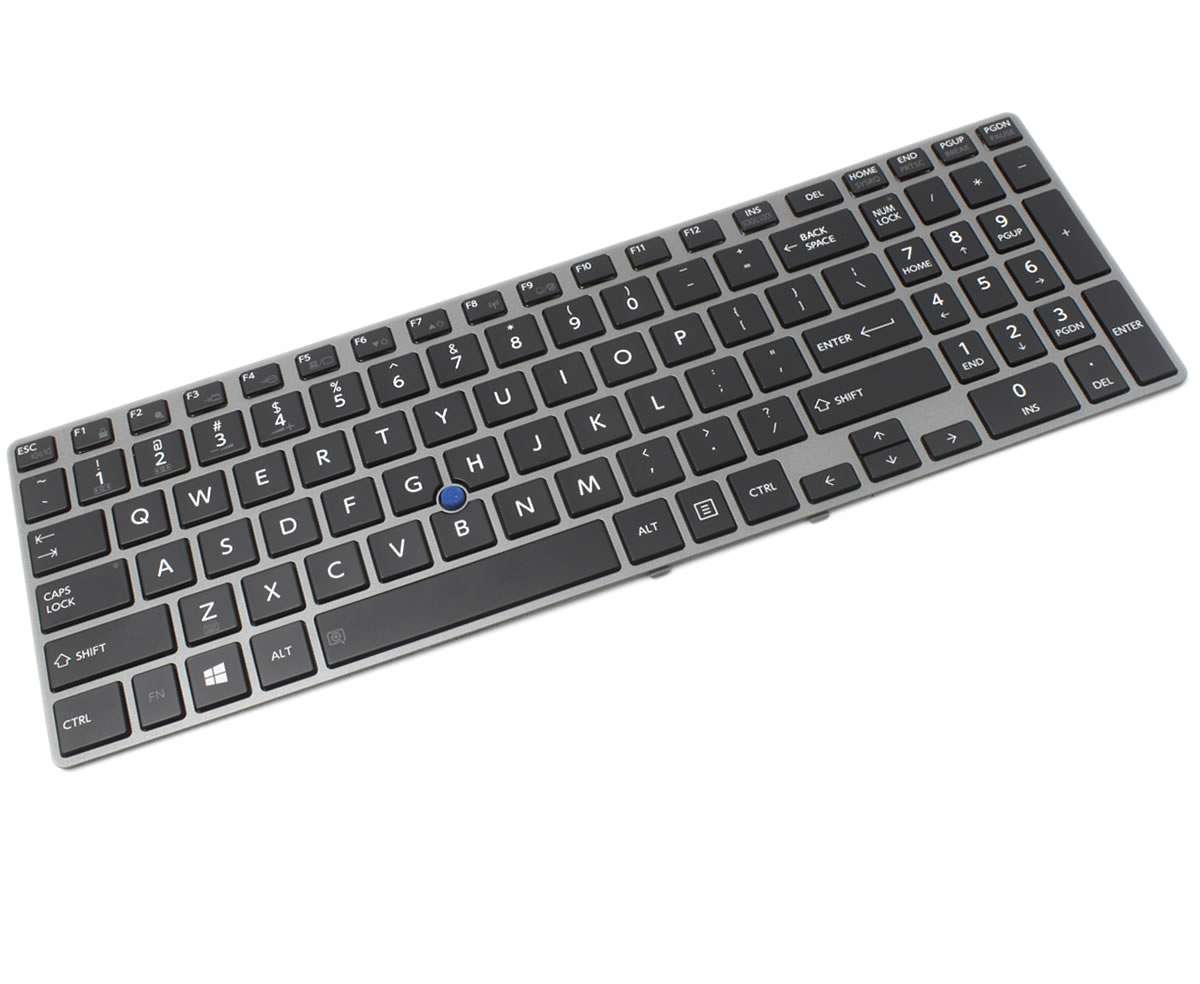 Tastatura Toshiba Tecra Z50 A Rama gri iluminata backlit