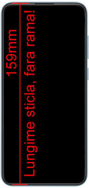 Display Samsung Galaxy A11 A115 Display TFT LCD cu Rama Black Negru VARIANTA LUNGA CU STICLA 159mm
